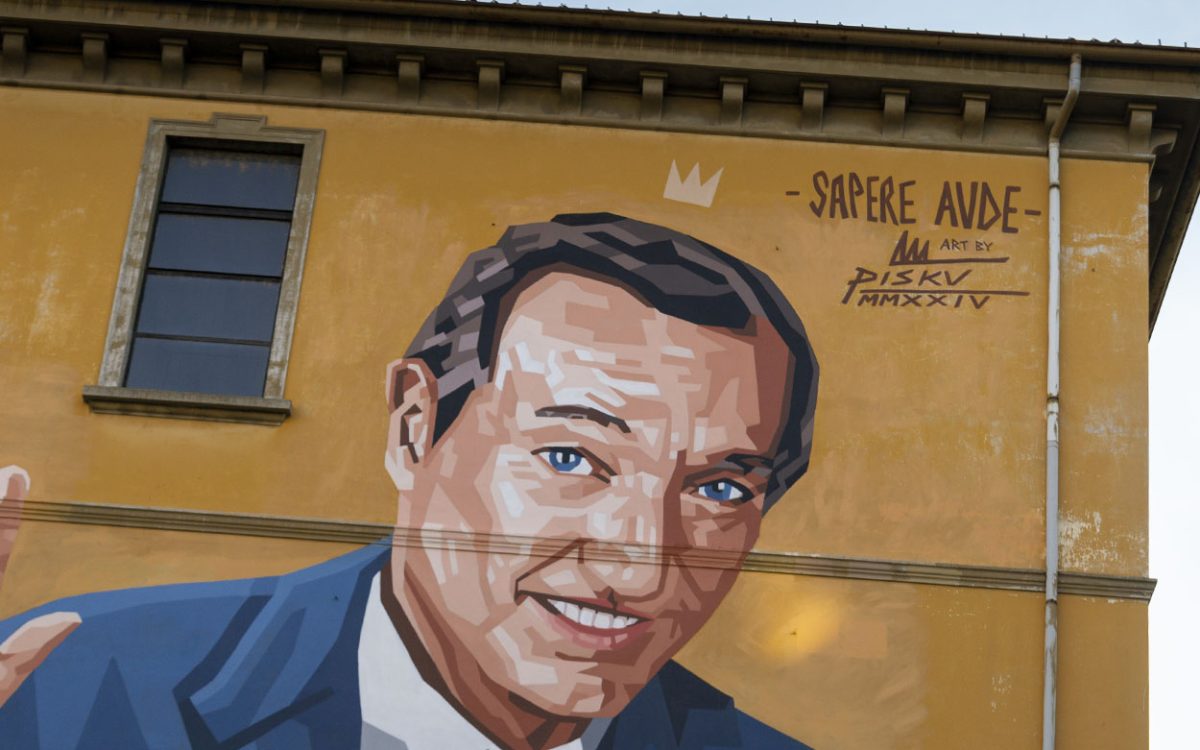 MAPEI con PISKV per il murales dedicato dalla RAI a Piero Angela