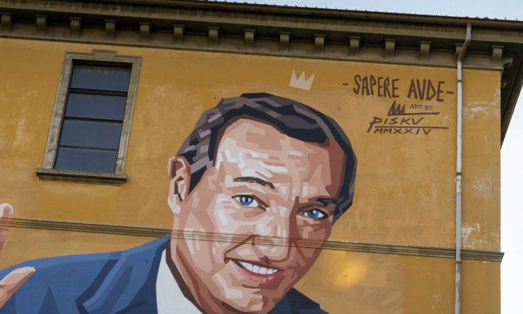 MAPEI con PISKV per il murales dedicato dalla RAI a Piero Angela